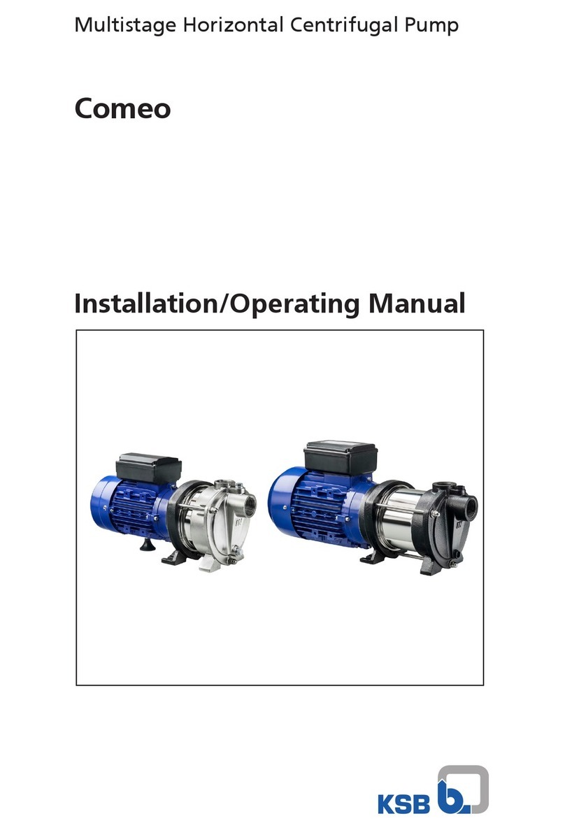 KSB Comeo Series Installation instructions