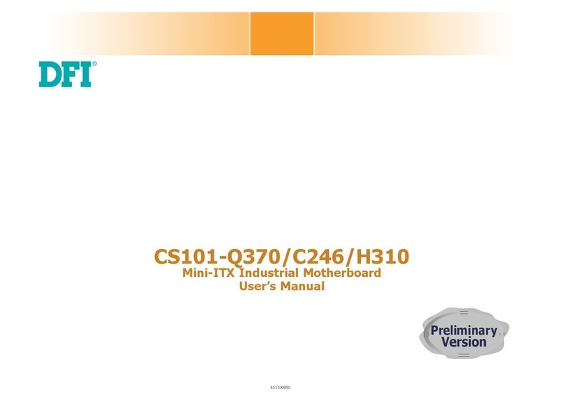 DFI CS101-H310 User manual