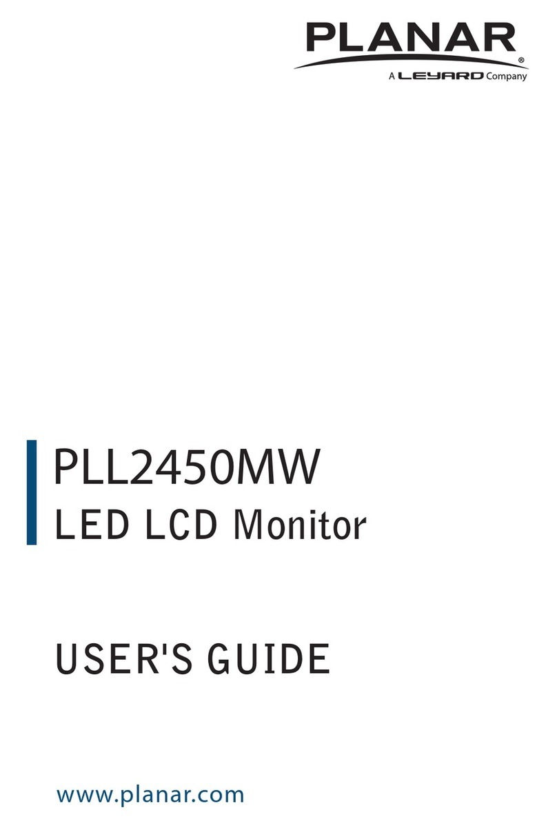 Planar PLL2450MW user guide Planar PLL2450MW user guide