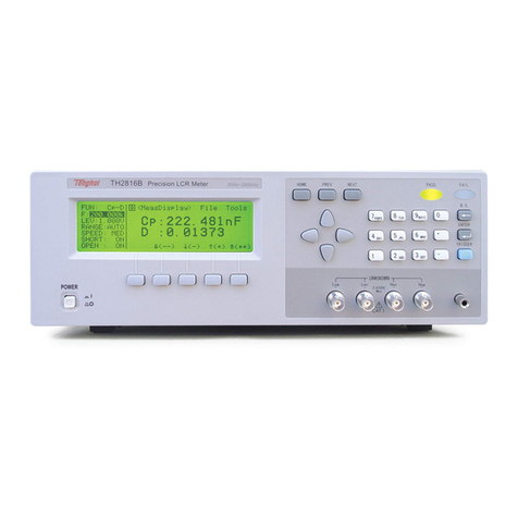 Tonghui TH2816B Operation manual