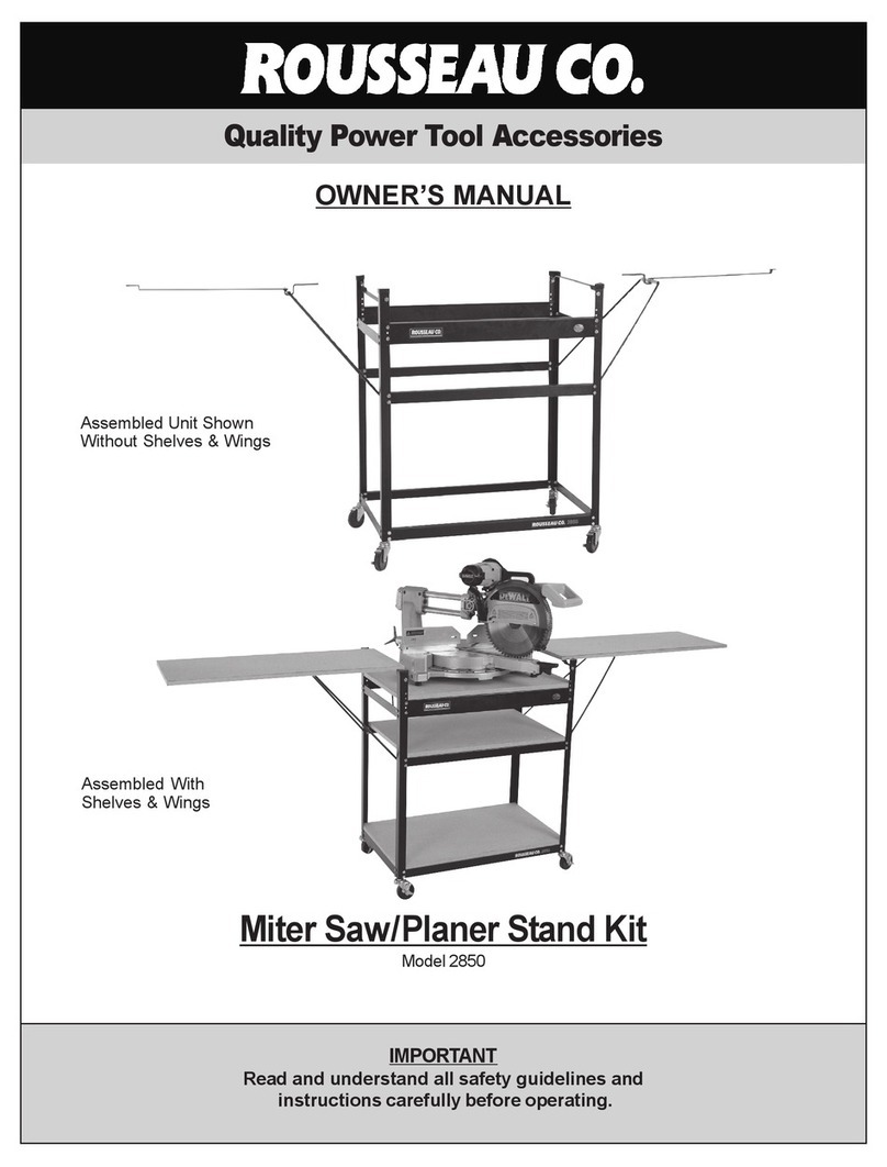 Rousseau 2850 owner's manual