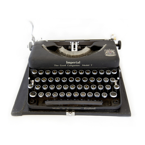 Imperial Good Companion Model T User manual