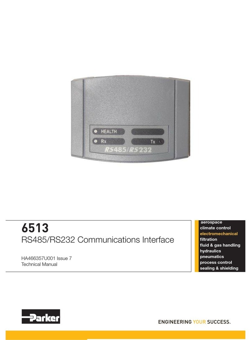 Parker 6513 User manual