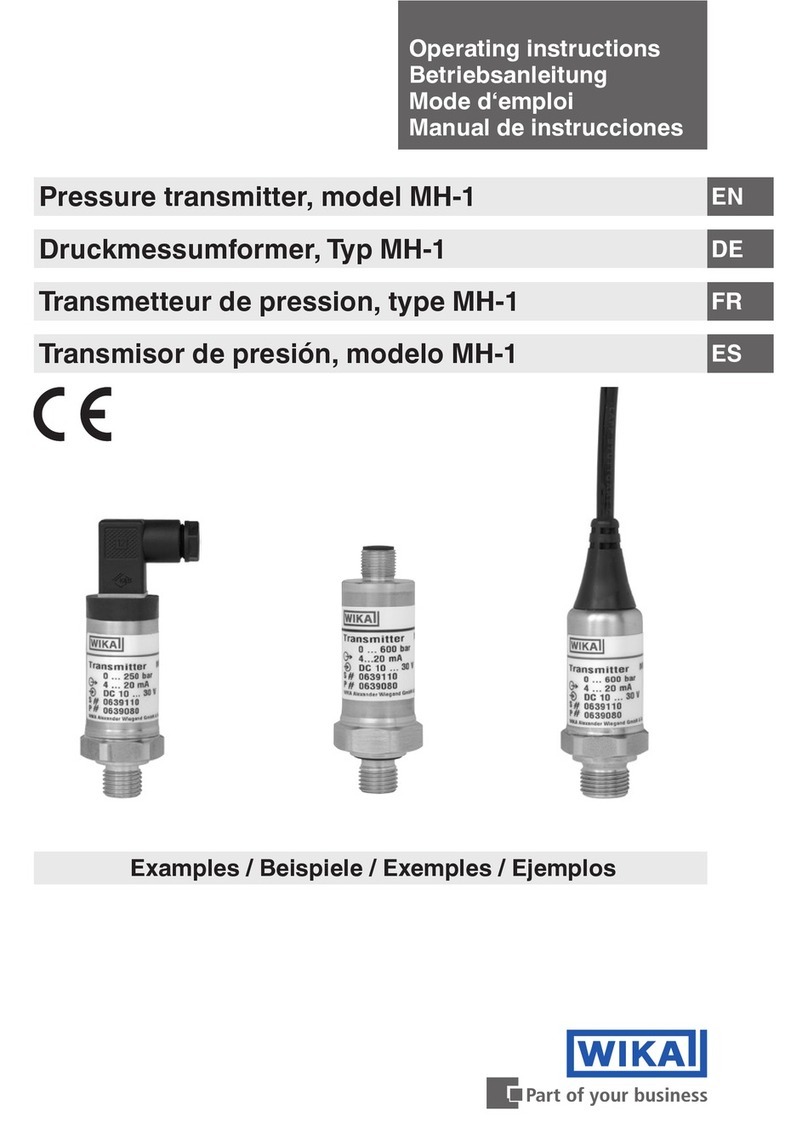WIKA MH-1 operating instructions