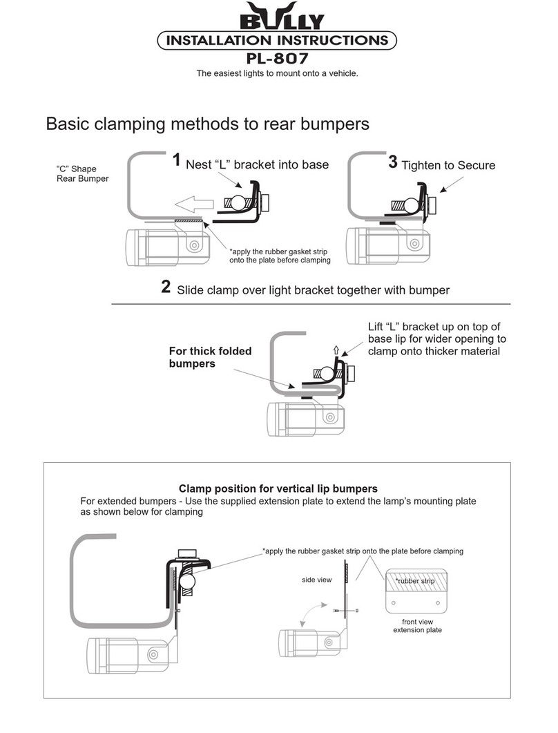 Bully PL-807 installation instructions