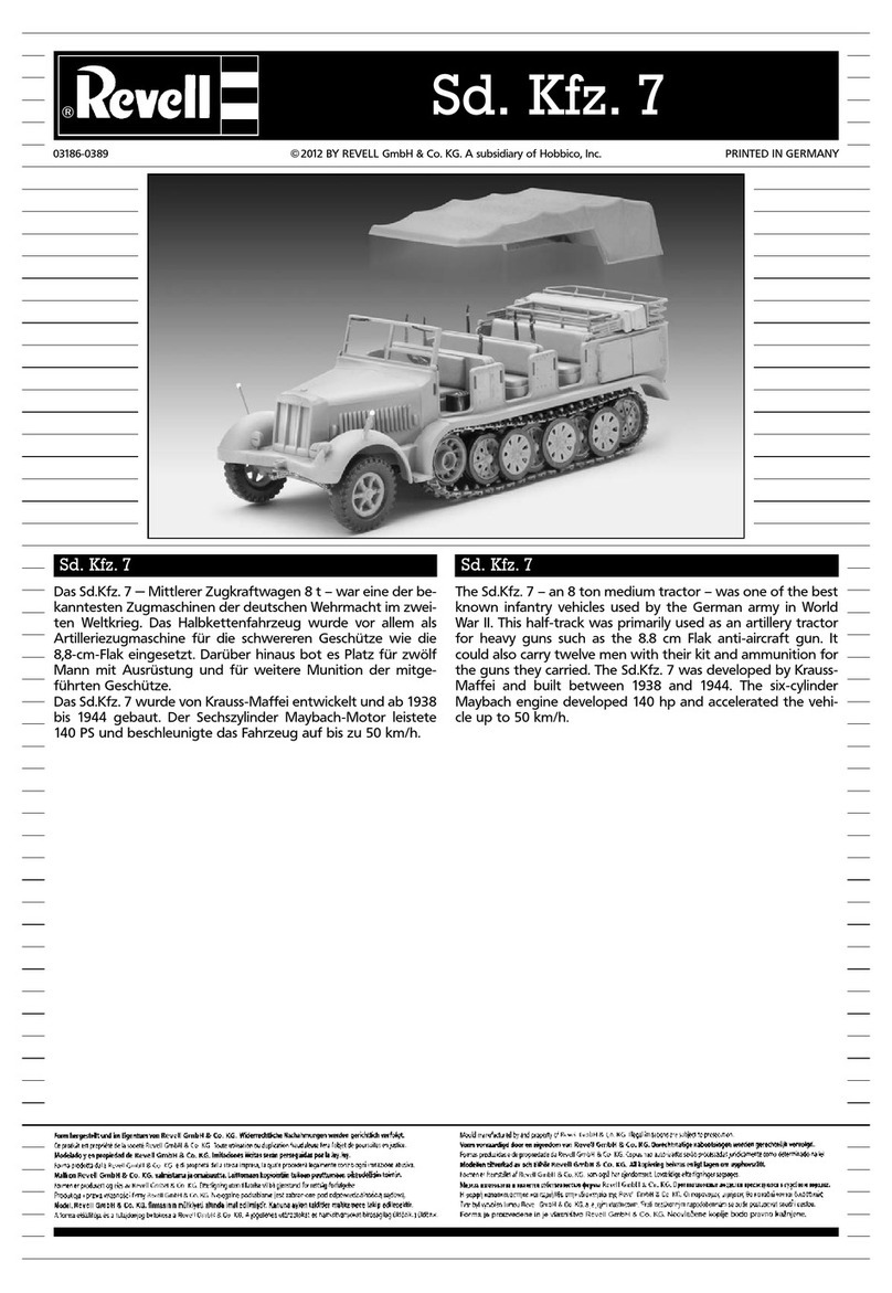 REVELL Sd. Kfz. 7 manual