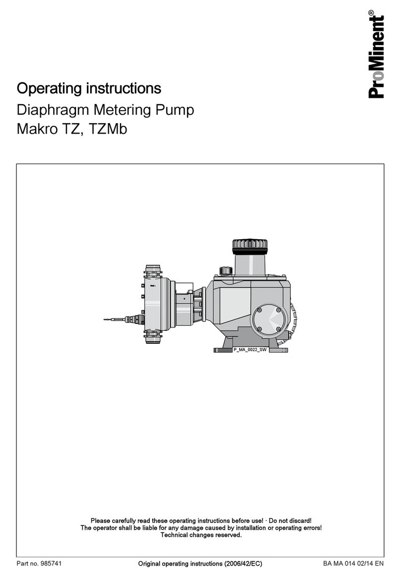 ProMinent Makro TZ operating instructions ProMinent Makro TZ operating instructions