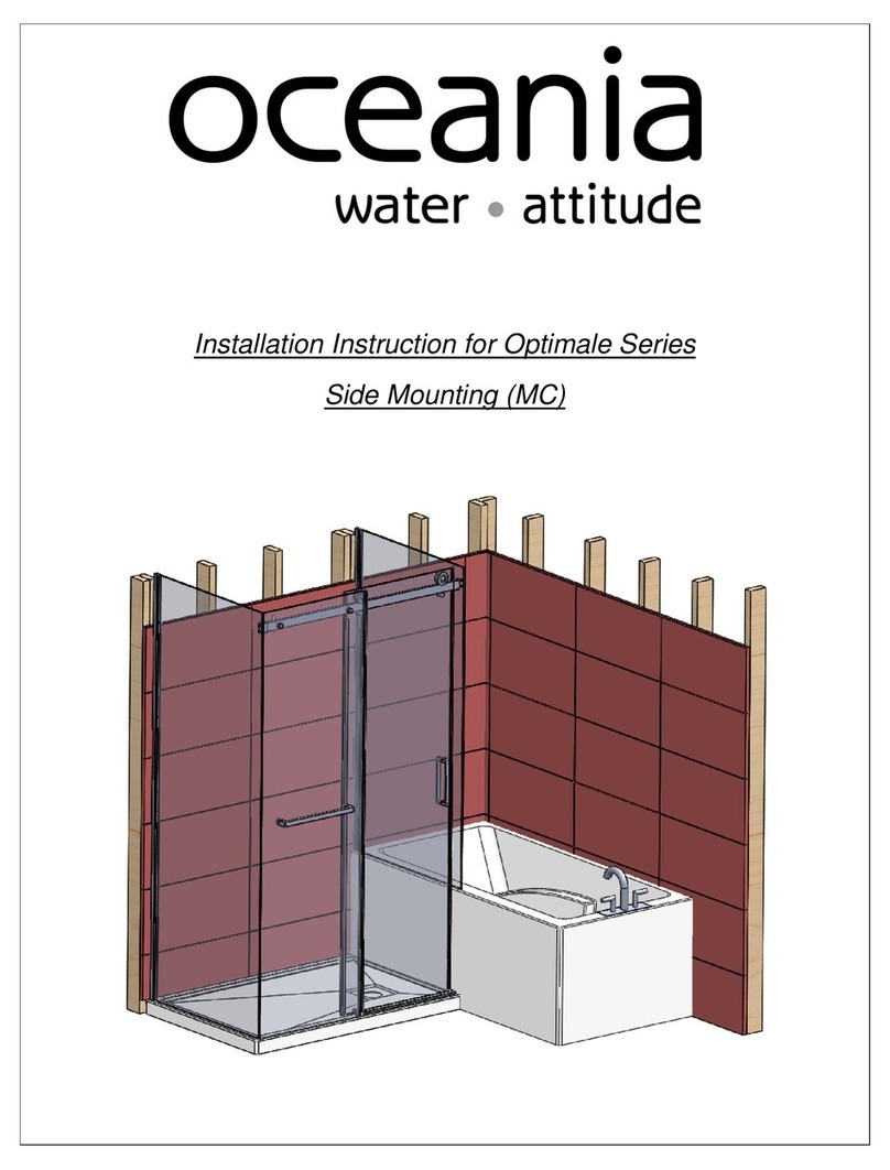 Oceania Optimale Series Installation instruction