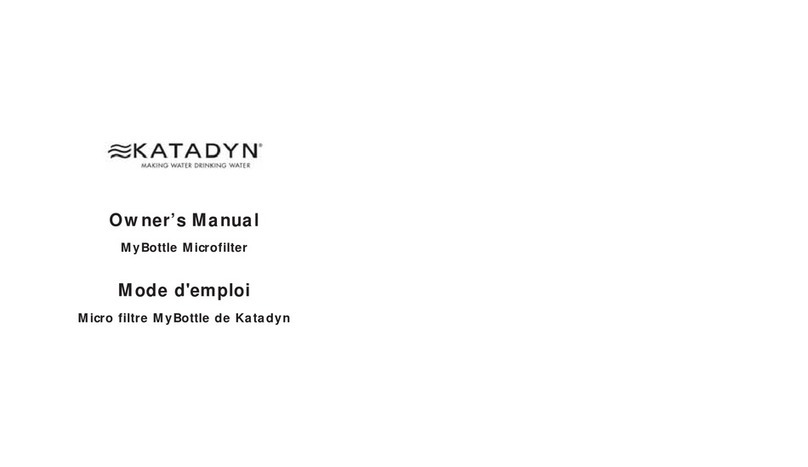 Katadyn MyBottle User manual