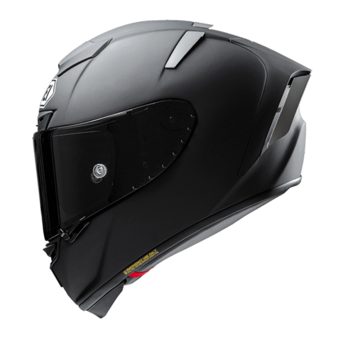 SHOEI X-Spirit III Instructions for use