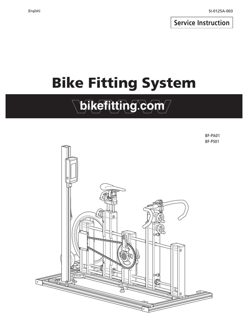 Bikefitting BF-PA01 Service instruction