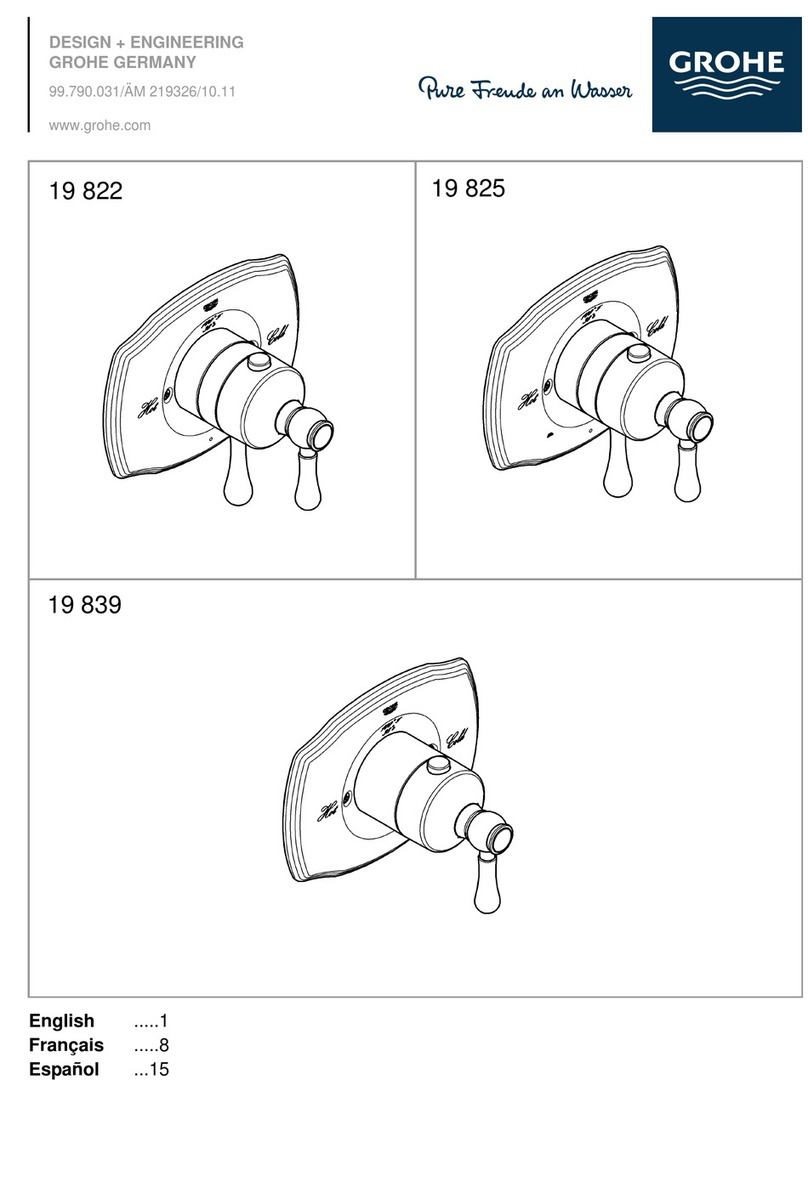 Grohe 19 822 user manual