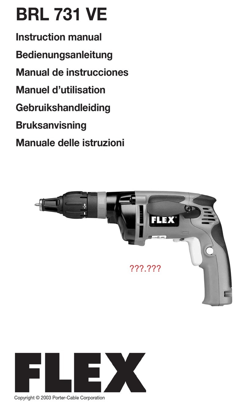 Flex BRL 731 VE User manual