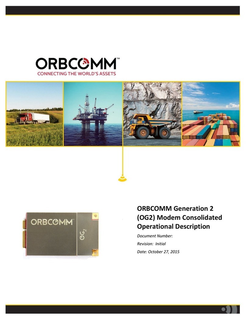 ORBCOMM OG2 Integration manual