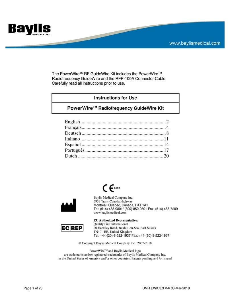 Baylis Medical PowerWire Instructions for use