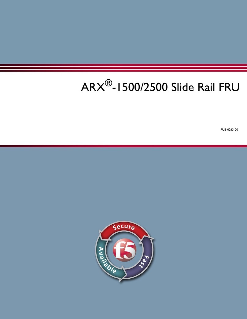 F5 ARX-1500 manual