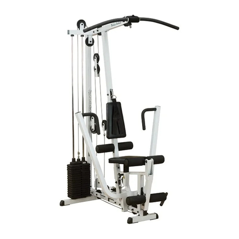 Body Solid EMX1500.4 Assembly instructions & owner's manual
