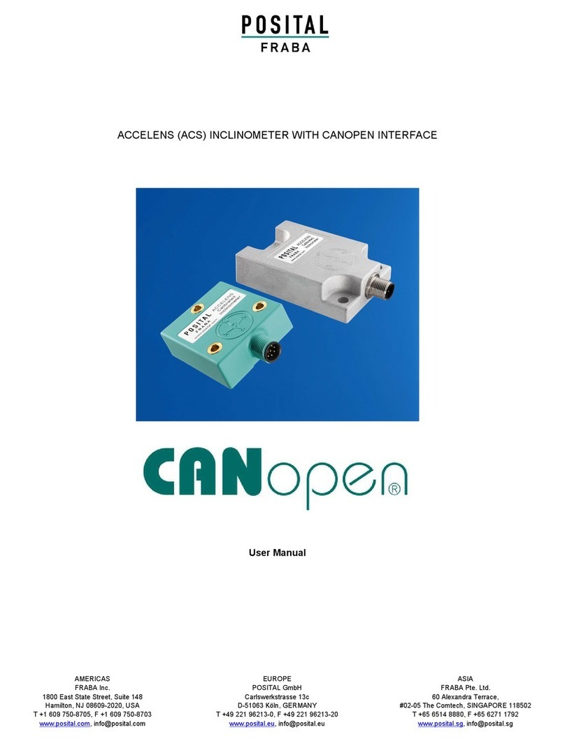 Posital Fraba ACS080 CANopen user manual