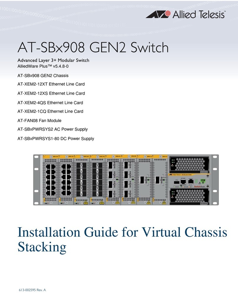 Allied Telesis AT-SB*908 GEN2 installation guide