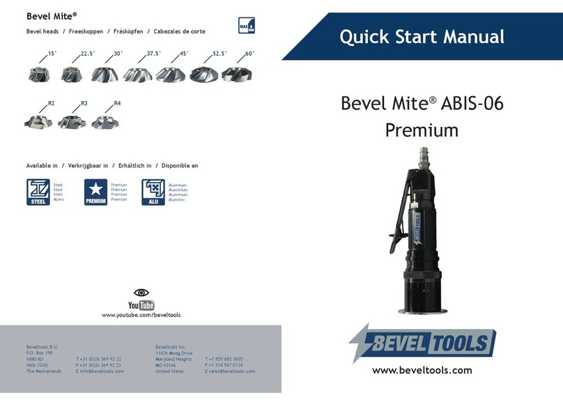 Beveltools Bevel Mite ABIS-06 Quick start manual