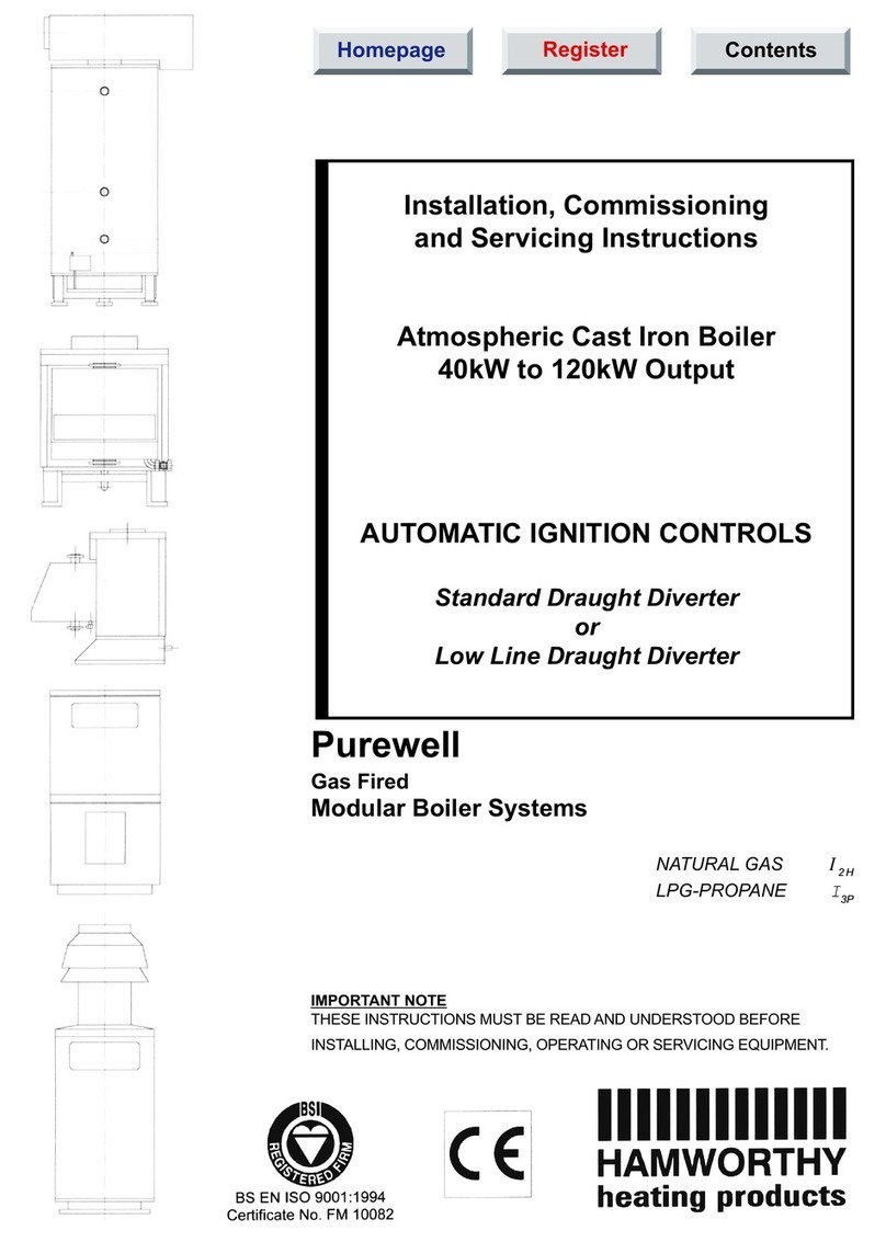 Hamworthy Purewell Installation, commisioning and maintenance instructions