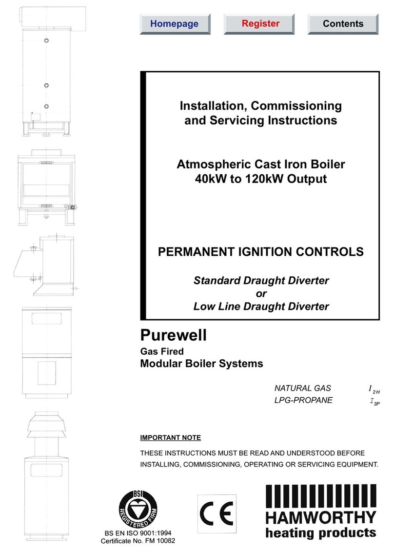 Hamworthy Purewell Installation, commisioning and maintenance instructions