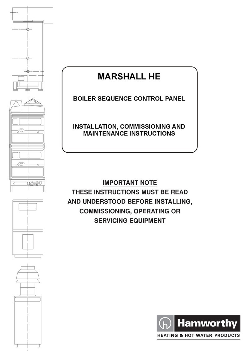 Hamworthy MARSHALL HE Installation, commisioning and maintenance instructions