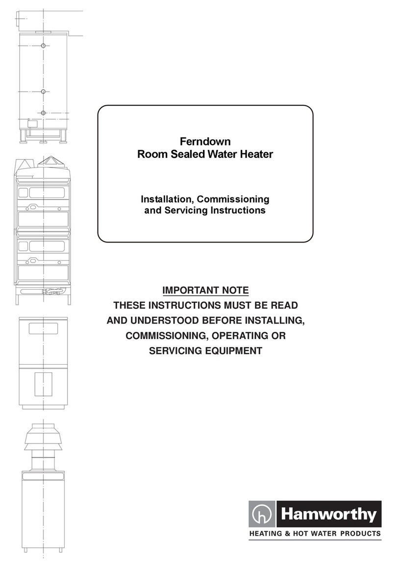 Hamworthy FERNDOWN Installation, commisioning and maintenance instructions Hamworthy FERNDOWN Installation, commisioning and maintenance instructions