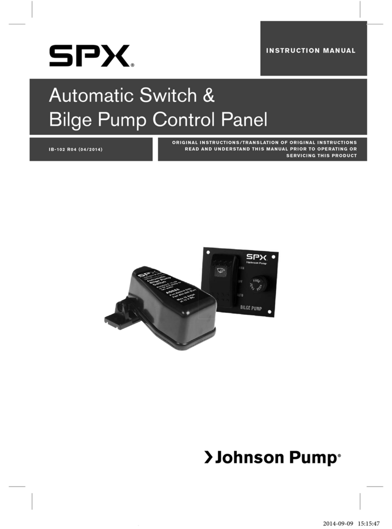 Johnson Pump SPX AS888 instruction manual