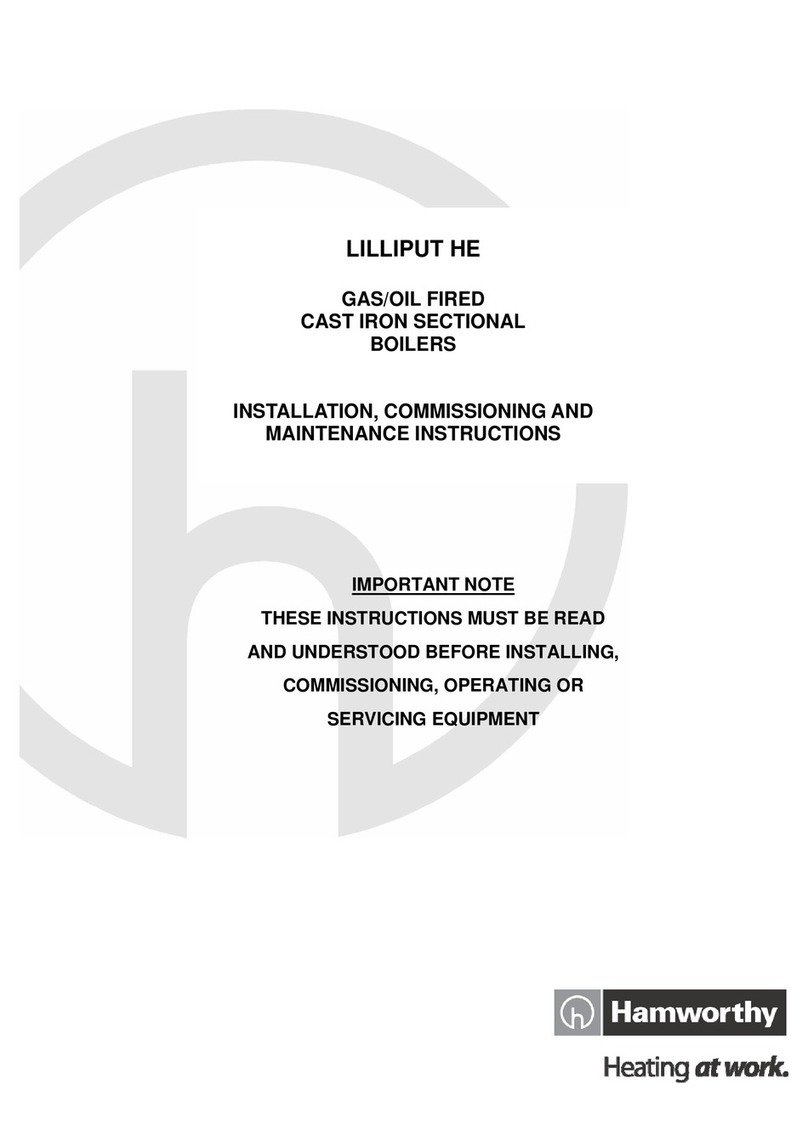 Hamworthy LILIPUT HE Installation, commisioning and maintenance instructions