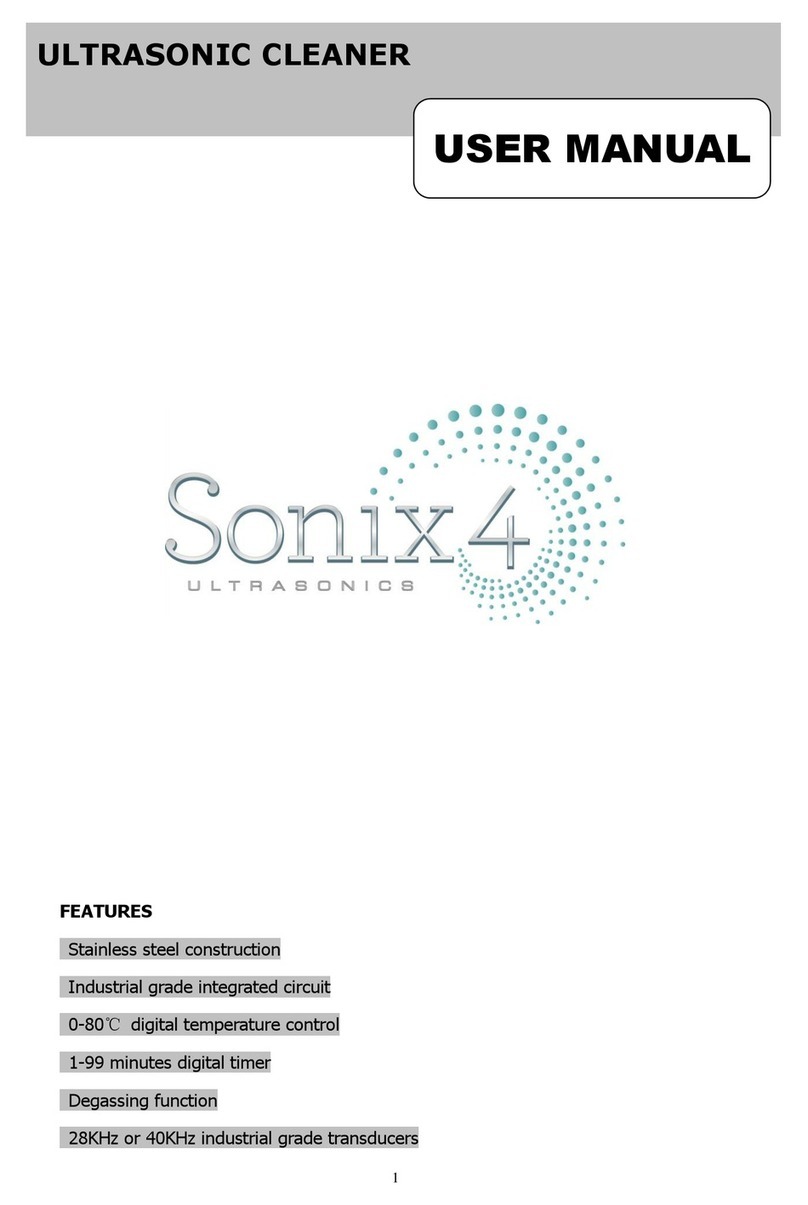Sonix 4 Ultrasonics SR236 user manual