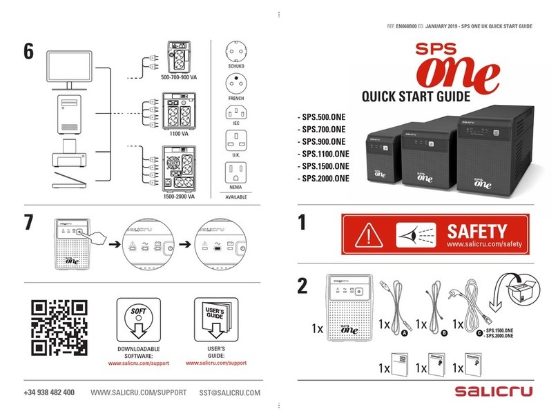 Salicru SPS One Series User manual