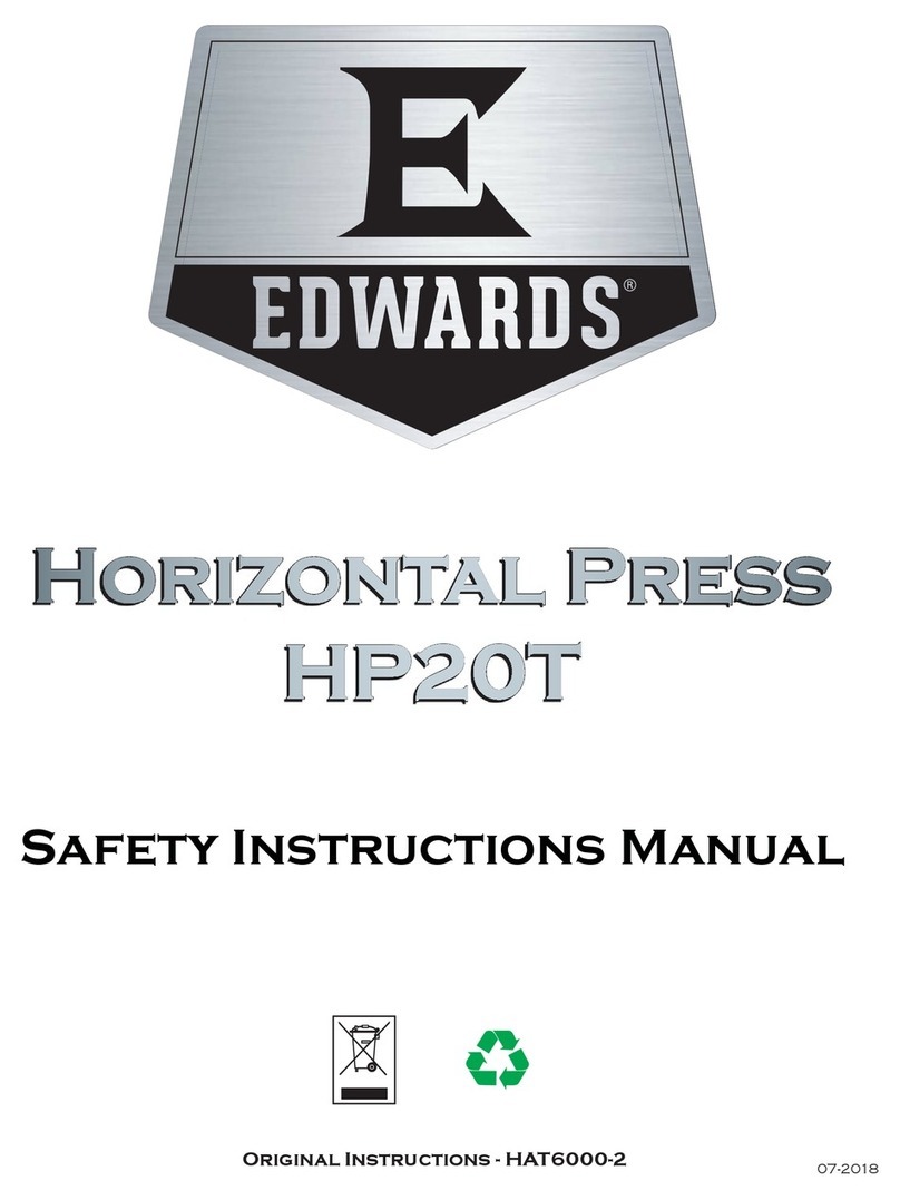 Edwards HP20T Safety & instruction manual