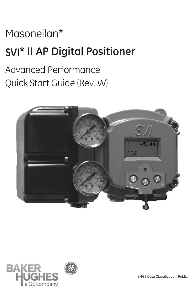 Baker Hughes Masoneilan SVI II AP User manual