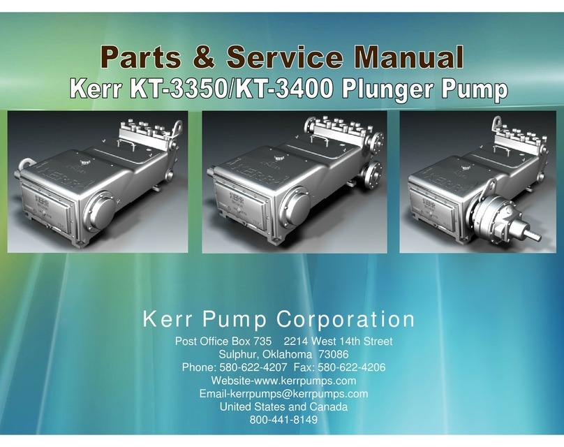 Kerr Pump Corporation KT-3350 Quick start guide