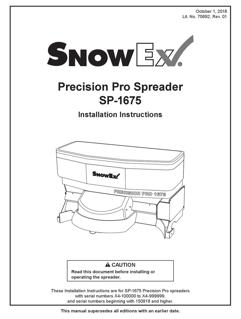 SnowEx SP-1675 User manual SnowEx SP-1675 User manual