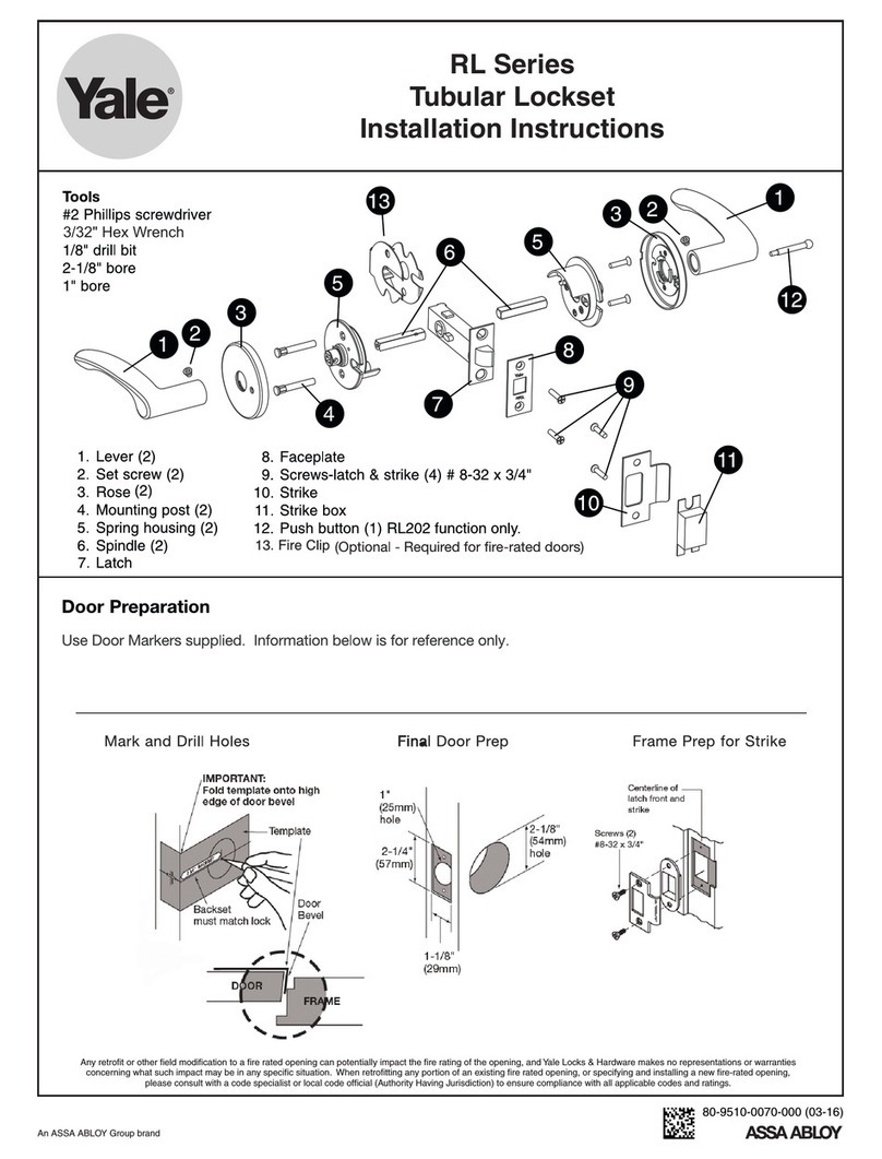 Yale RL Series User manual