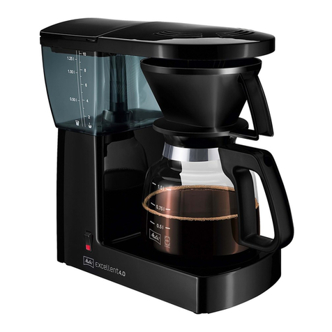 Melitta Excellent User manual Melitta Excellent User manual