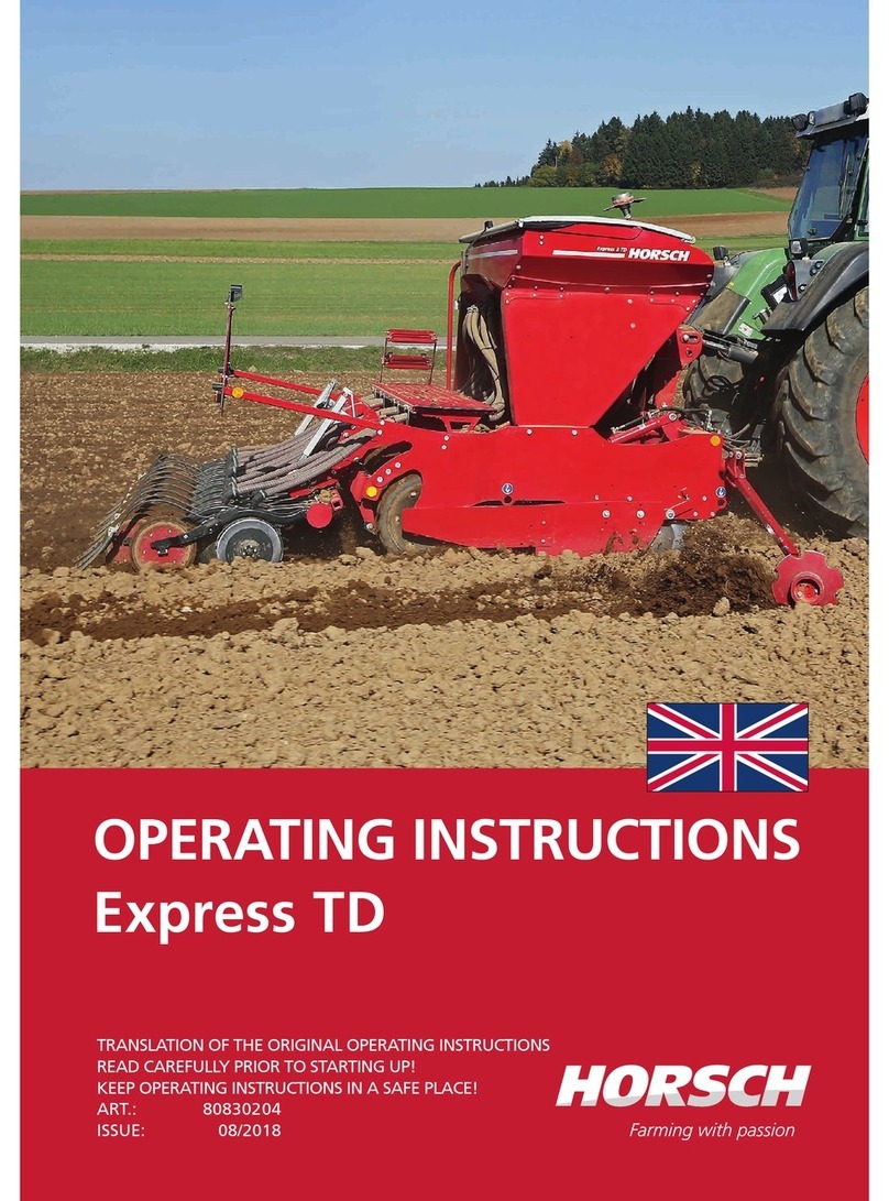 horsch Express TD operating instructions