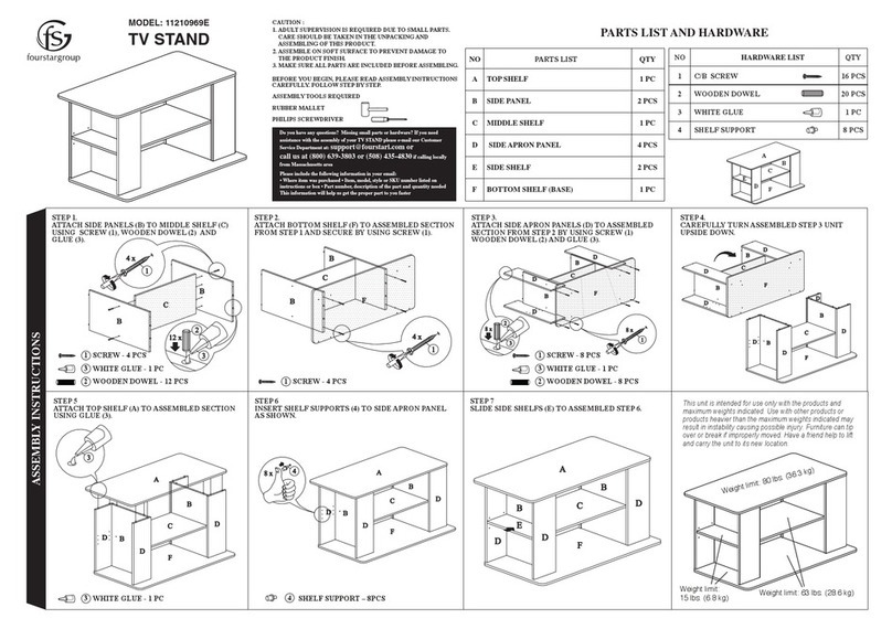 FourStar 11210969E Assembly instructions