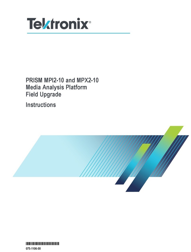 Tektronix PRISM MPI2-10 instructions