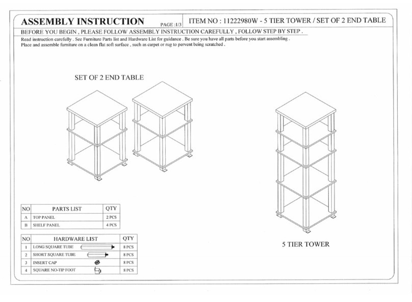 FourStar 11222980W Assembly instruction