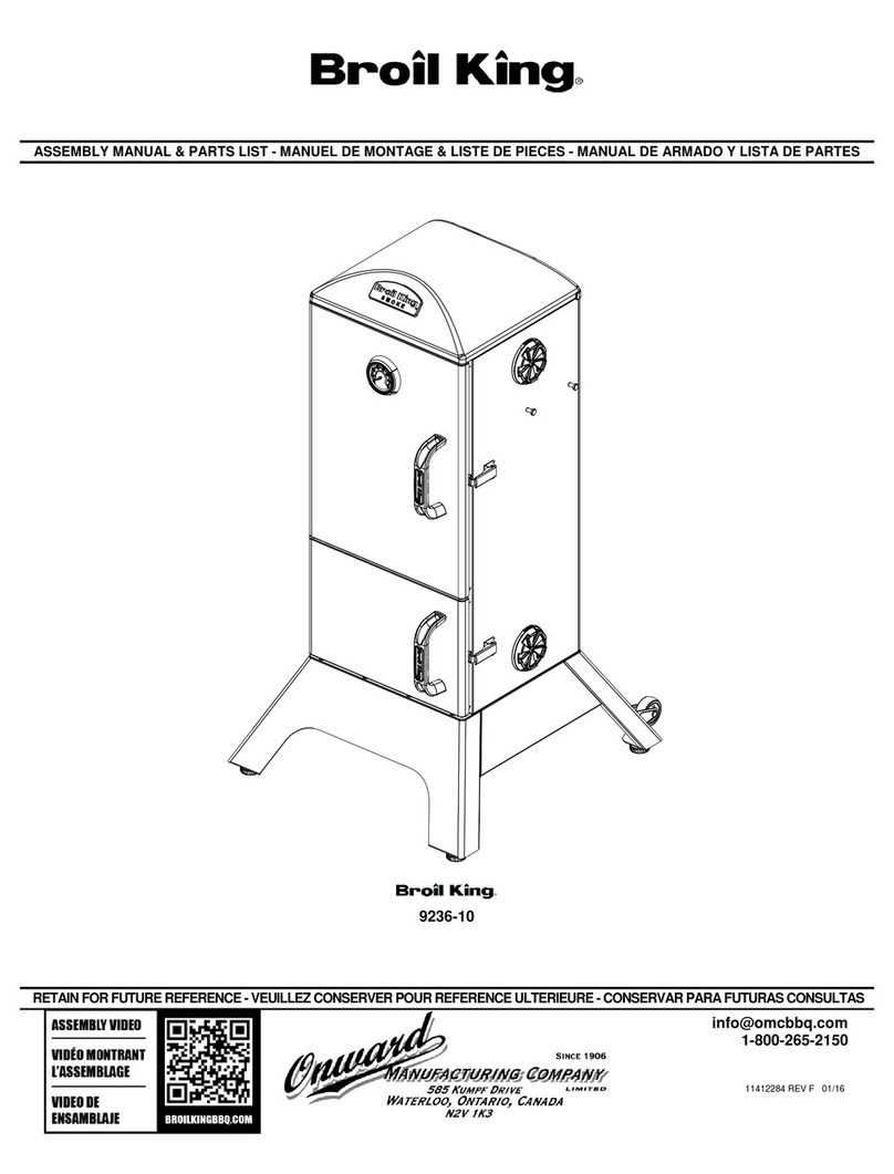 Broil King 9236-10 Assembly manual