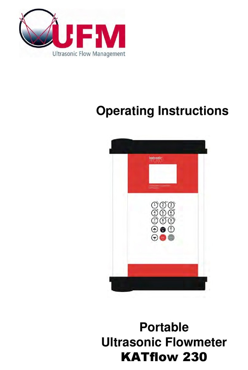 U-F-M KATflow 230 User manual