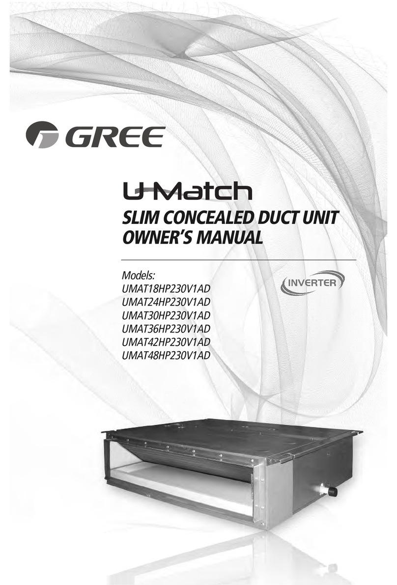 Gree U match UMAT18HP230V1AD owner's manual
