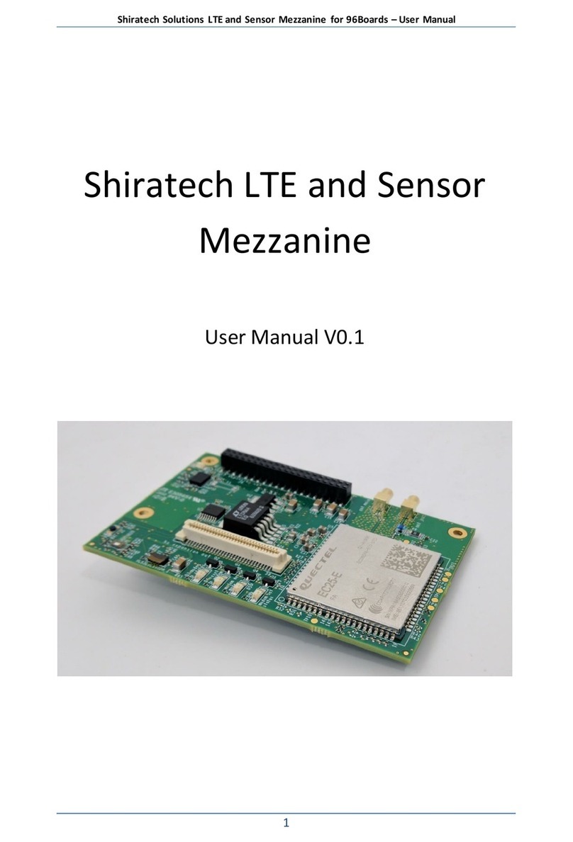 Shiratech Solutions LTE Mezzanine user manual