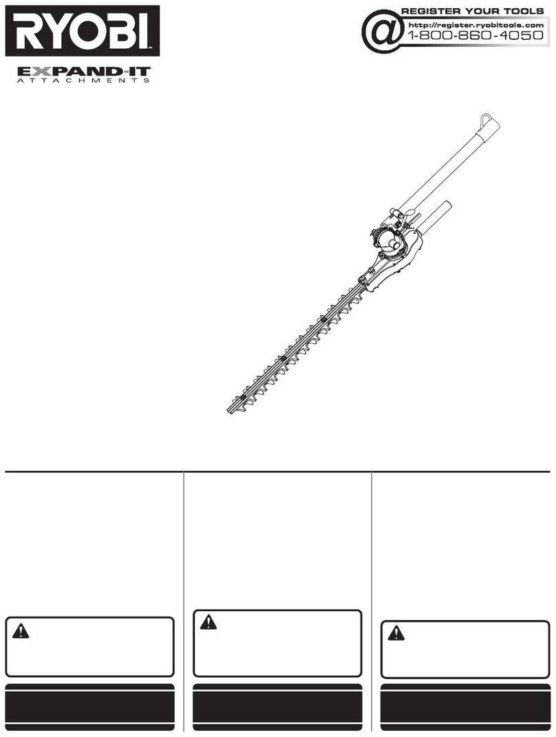 Ryobi RYAHT99 Operator's manual