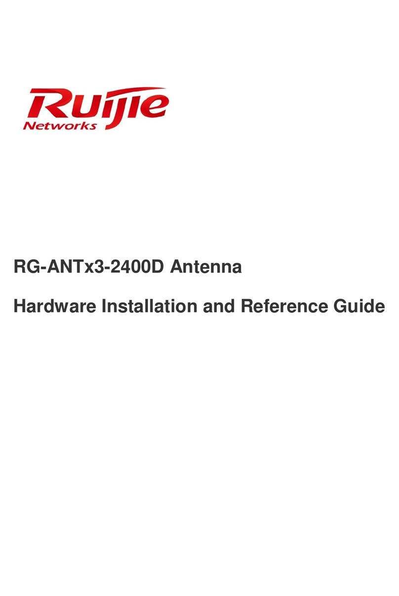 Ruijie Networks RG-ANTx3-2400D Hardware installation and reference guide Ruijie Networks RG-ANTx3-2400D Hardware installation and reference guide