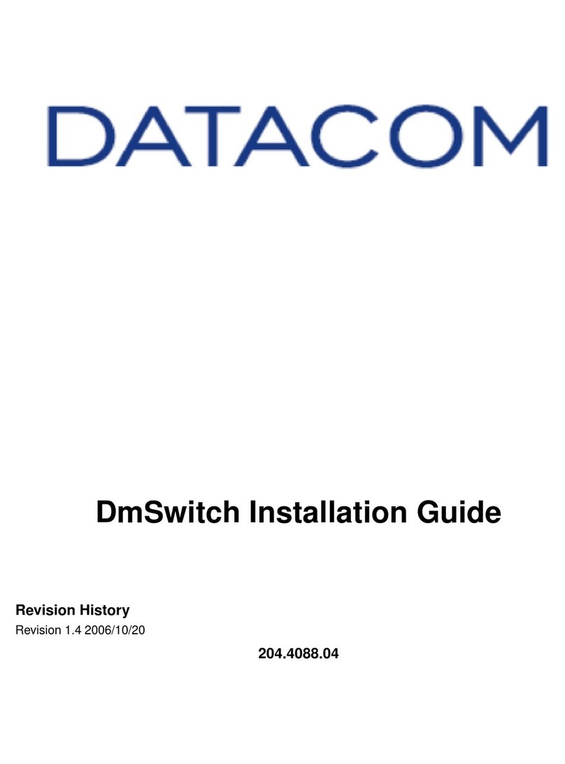 Datacom DmSwitch 2000 Series installation guide