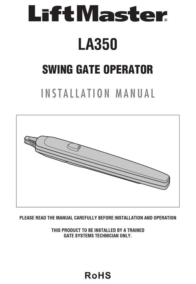 Chamberlain LA350 User manual